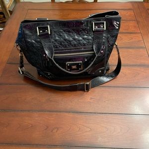 Anya Hindmarch Patent Leather Art Deco Quilted Tote